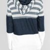 Color Block Striped Lightweight Hoodie – Perfect for Casual Comfort and Cool-Weather Style 🌈