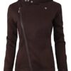 Women Slim fit Zip-up Hoodie Jacket  