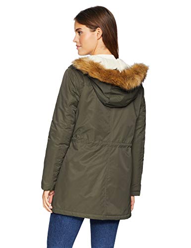 41ZvUDWBPUL.SL1500 Women's Performance Sherpa Lined Midlength Parka Jacket