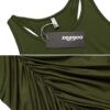 Women's Summer Sexy Sleeveless Sundress Fold Bodycon Tank Dress