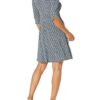 Lightweight Half Sleeve Fit and Flare Dress