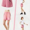 Women's Quick Dry Heather Yoga Training Shorts