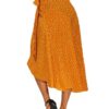 Skirts Below Knee Length Date Night Wrap