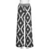 Versatile Comfy Wide Leg Long Palazzo Pants Casual Drawstring