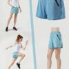 Women's Quick Dry Heather Yoga Training Shorts