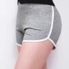 2 Pack Cotton Sports Shorts Yoga Running Athletic Shorts for Women - Comfortable Elastic Waist Shorts for Gym, Dance, and Fitness
