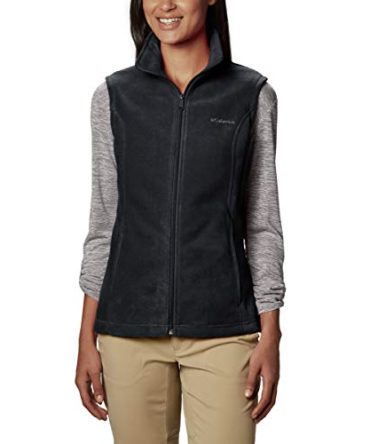 Black Columbia Women's Benton Springs Soft Fleece Vest, Black, X-Large