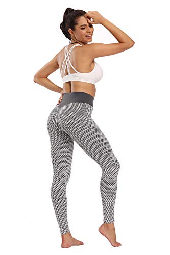 41iPh5NYRVL Bubble Textured High-Waist Leggings – Sculpt & Lift Your Shape for Yoga, Fitness, & Daily Wear