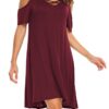 Women Outdoors T-Shirt Dress Night Out Clubwear