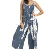 Women's V Neck Floral Maxi Dress Boho Printed