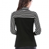 Allegra K Women's Tie-Bow Neck Striped Shirt - Elevate Your Office Style