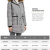 Lined Down Parka Hooded Winter Coat Drawstring Puffer Jacket