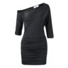 Cocktail Clubwear Ruched Party Bodycon Mini Dress