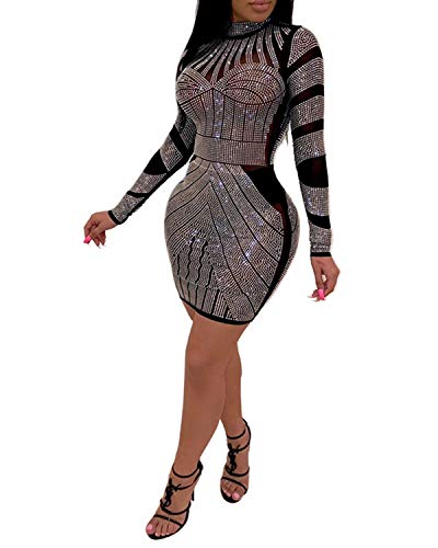 Craft Long-Sleeved Dress Body Party Club Night Out Dress