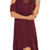 Women Outdoors T-Shirt Dress Night Out Clubwear