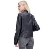 Slim Women's Faux Leather Jacket