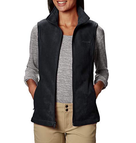 Black Columbia Women's Benton Springs Soft Fleece Vest, Black, X-Large
