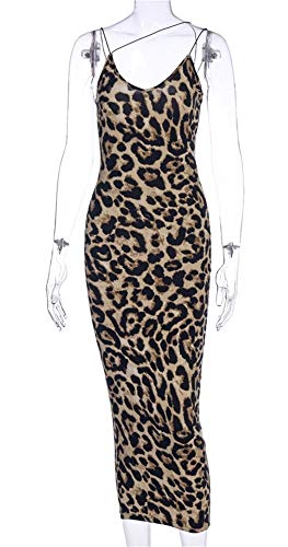 41qwHeZ9Z-L Spaghetti Strap Dress Deep V-Neck Sleeveless Bodycon Midi Club Dress