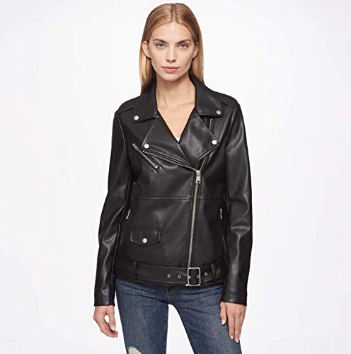 41sOBsLHMkL.SL1500 Oversized Faux Leather Belted Motorcycle Jacket