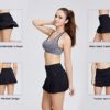 Athletic Skorts Lightweight Active Skirts with Shorts Running Tennis Golf