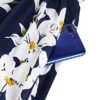 Women's Summer V-Neck Pattern Knee-Length Dress - Versatile Elegance for Any Occasion, Floral Beauty with Pockets Included