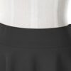 Basic Versatile Stretchy Flared Casual Mini Skater Skirt