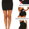 Casual Skort Stain Resistant Skirts Tennis Black