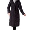 Black Water Resistant Down Parka Coat
