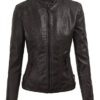 Lock and Love Quilted Faux Leather Biker Jacket with Hoodie - Your Style Essential
