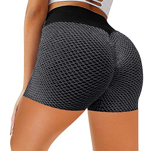 512cVFHE0LL Fitness Yoga Pants, High Waist Jacquard Honeycomb