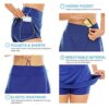 Tennis Skirt with Shorts Pockets High Waisted Golf Skorts