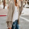 Style with the Women's Kimono Batwing Cable Knit Wrap