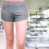 2 Pack Cotton Sports Shorts Yoga Running Athletic Shorts for Women - Comfortable Elastic Waist Shorts for Gym, Dance, and Fitness