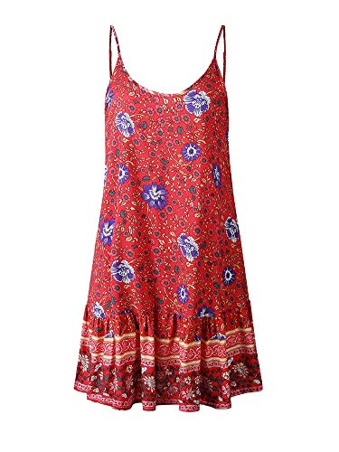 517EHE97lBL.SL1500 Womens Summer Beach Dress Spaghetti Strap