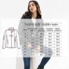 Faux Leather Jacket Women Motorcycle Coat for Biker