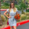 Summer Striped Short Sleeve T Shirt Dress Casual Tie Waist with Pockets