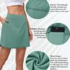 High Waist Skirt Lightweight Tennis Dress with Pockets