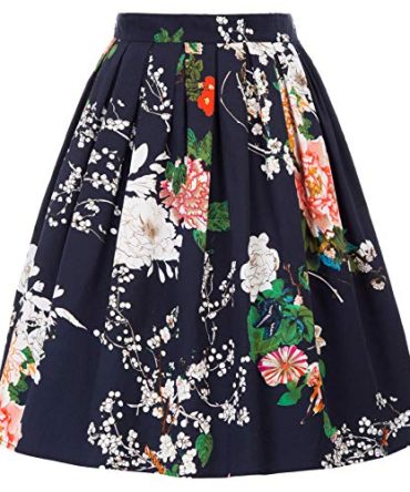 Naggoo Excessive Waisted Skirts for Girls Seaside Pleated A Line Skirt Flared Midi Skirts Inexperienced,M Materials:Chiffon, Polyester.Not see-through,Top quality and Light-weight cloth, swimsuit for Spring, Summer season, Fall
