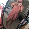 Neck Button Down Ruffles Loose Mini Short T-Shirt Dress