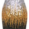 Women's Sequin Skirt Sparkle Stretchy Bodycon Mini Skirts