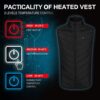 USB Motorcycle Warming Heated Vest for Womens