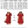 Summer Women Short Sleeve Print Dress V Neck Casual Short