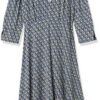 Lightweight Half Sleeve Fit and Flare Dress