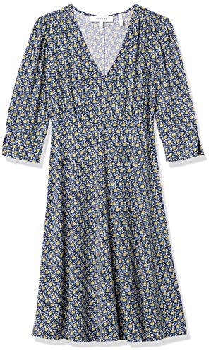 51i95Tcwa4L Lightweight Half Sleeve Fit and Flare Dress