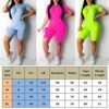 Solid Crop Top Short Pants Outfit Sports Yoga Suit