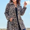 Women's Plus Size Plush Fleece Jacket Soft Coat