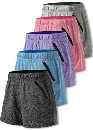 Women's Quick Dry Heather Yoga Training Shorts