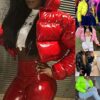 Women Winter Long Sleeve Zipper Puffer Jacket