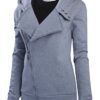 Women's Slim Fit Zip-Up Hoodie Jacket – Premium Cotton & Fleece for Ultimate Comfort in Autumn & Winter