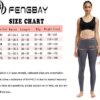 Fengbay 2 Pack High Waist Yoga Pants